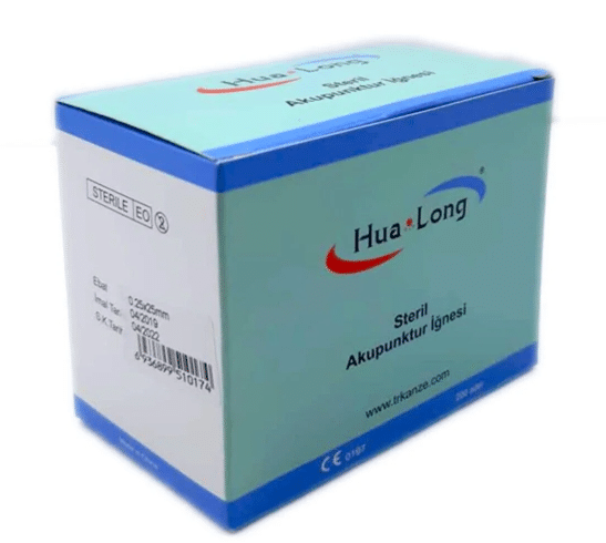HUALONG 0.30x75mm 200 Adet Steril Akupunktur Iğnesi