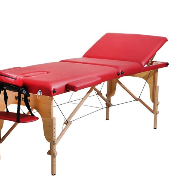 3 Parçalı Katlanabilir Ahşap Sedye