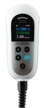 ITO US-101L portatif ultrason cihazının ekran ve kontrol tuşlarını gösteren ön görünümü