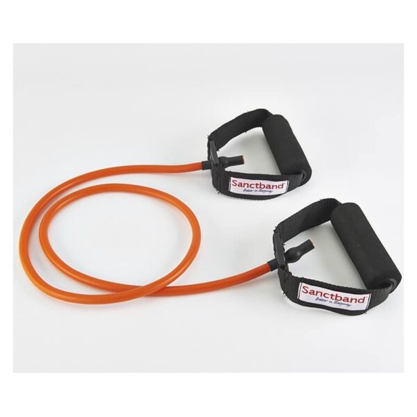 Sanctband Tubing with Handles Orange Hafif Direnç Lastiği